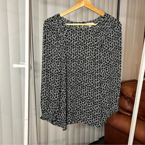 NWT - Max Studio Geometric Print Blouse - Size S